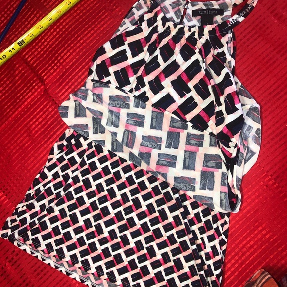 White House Black Market colorful top - Picture 3 of 9